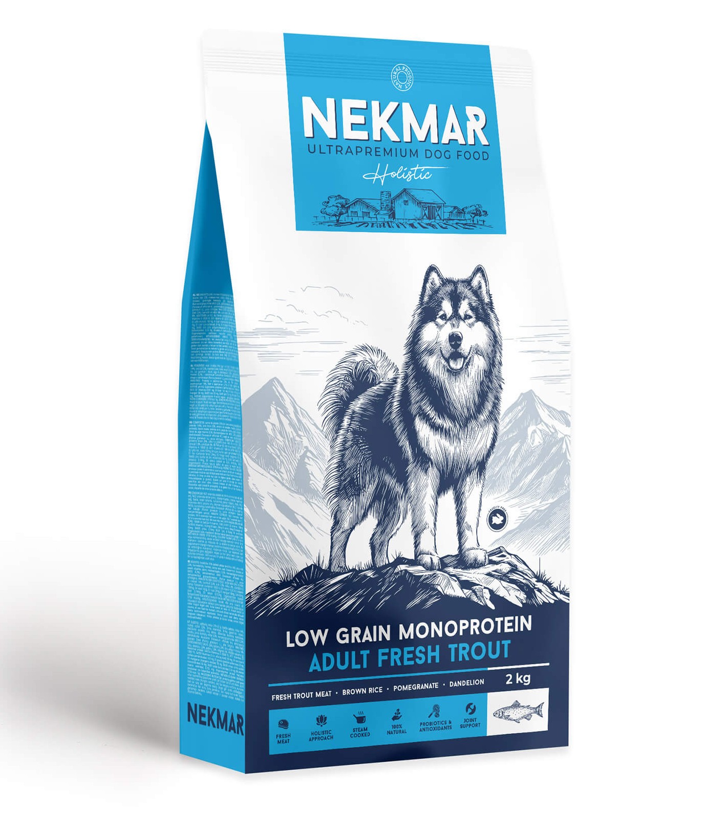 nekmar low grain fresh trout 2 kg